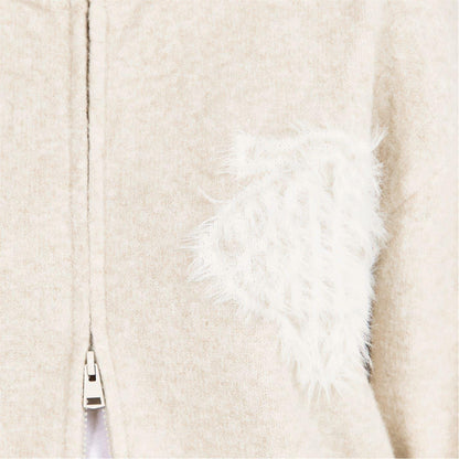 Beige - Pack Shot - Couture Unisex Adult Distressed Jacket