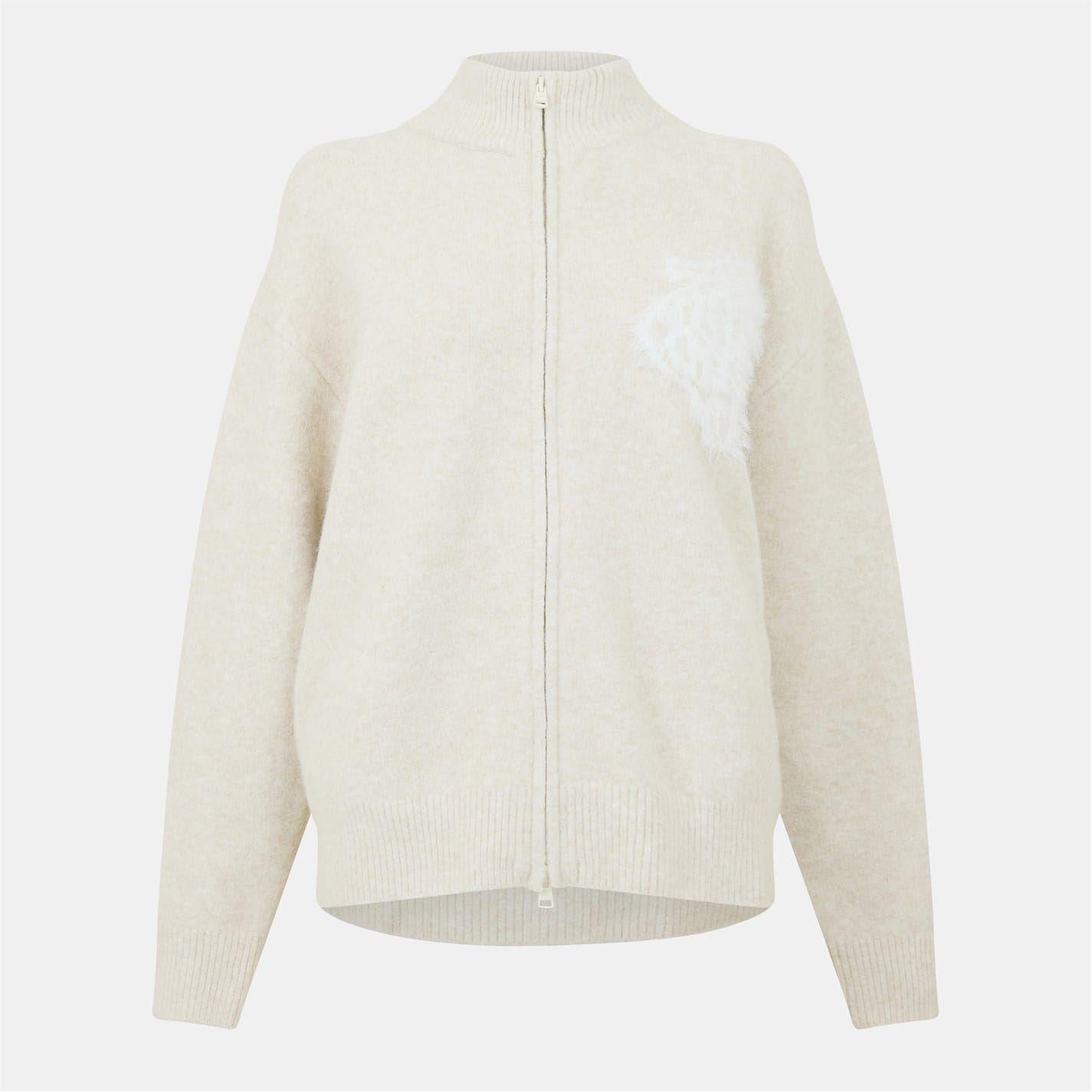 Beige - Front - Couture Unisex Adult Distressed Jacket