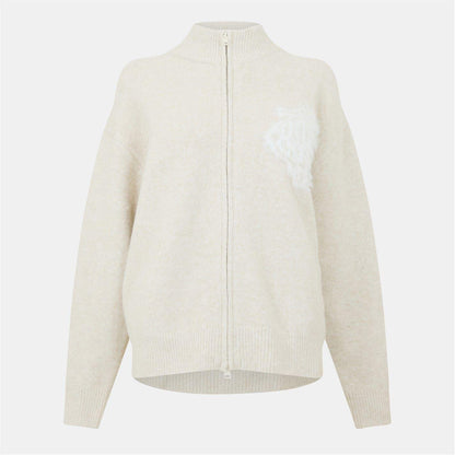 Beige - Front - Couture Unisex Adult Distressed Jacket