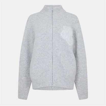 Grey Melange - Front - Couture Unisex Adult Distressed Jacket