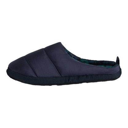 Navy - Back - Farah Mens Mule Slippers