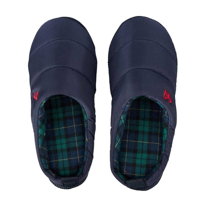 Navy - Side - Farah Mens Mule Slippers