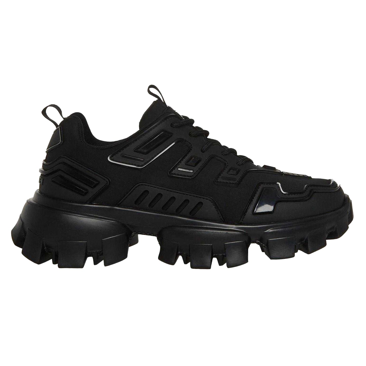 Black - Front - Steve Madden Womens-Ladies Prize Low Cut Trainers