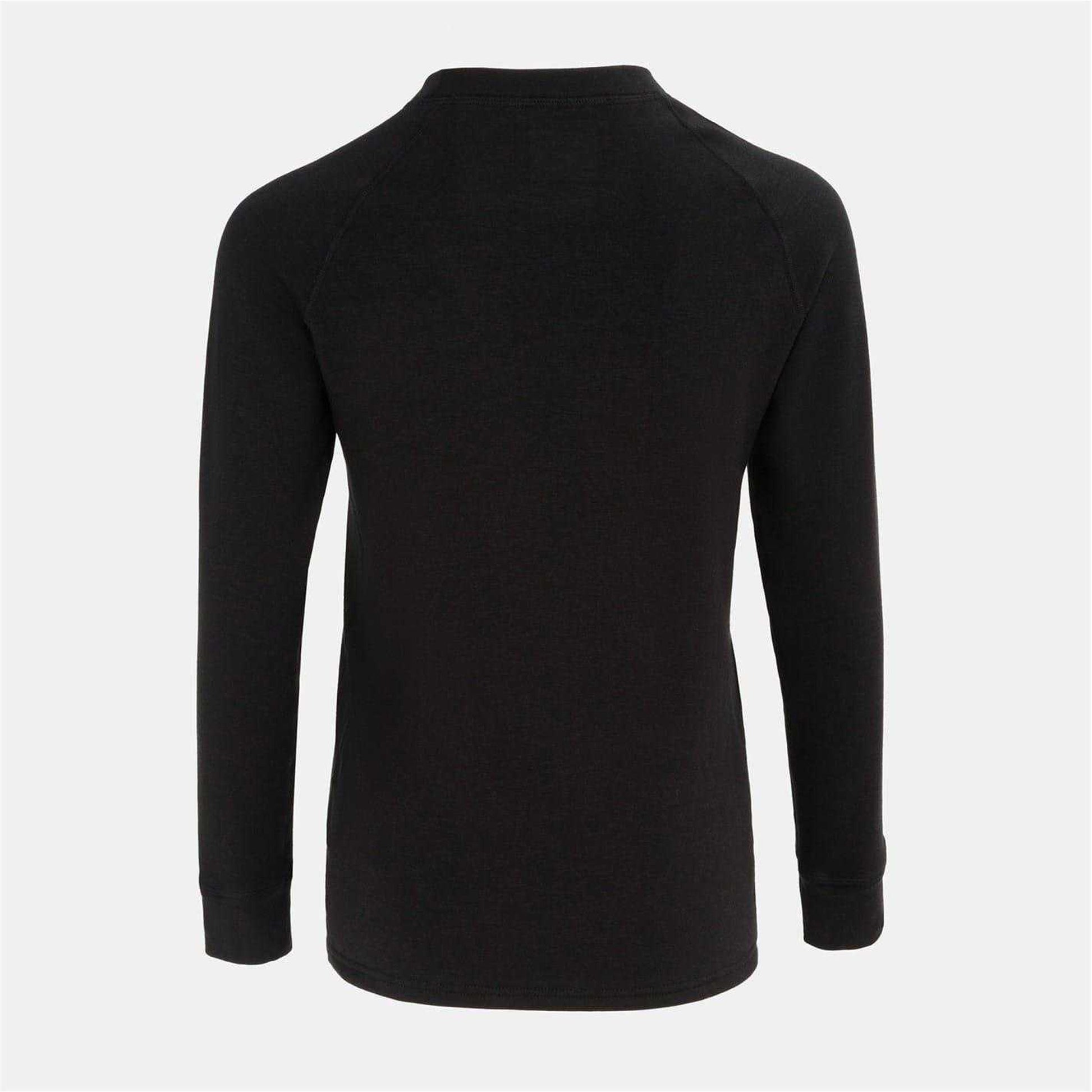 Black - Back - Nevica Womens-Ladies Chamonix Crew Neck Raglan Base Layer Top