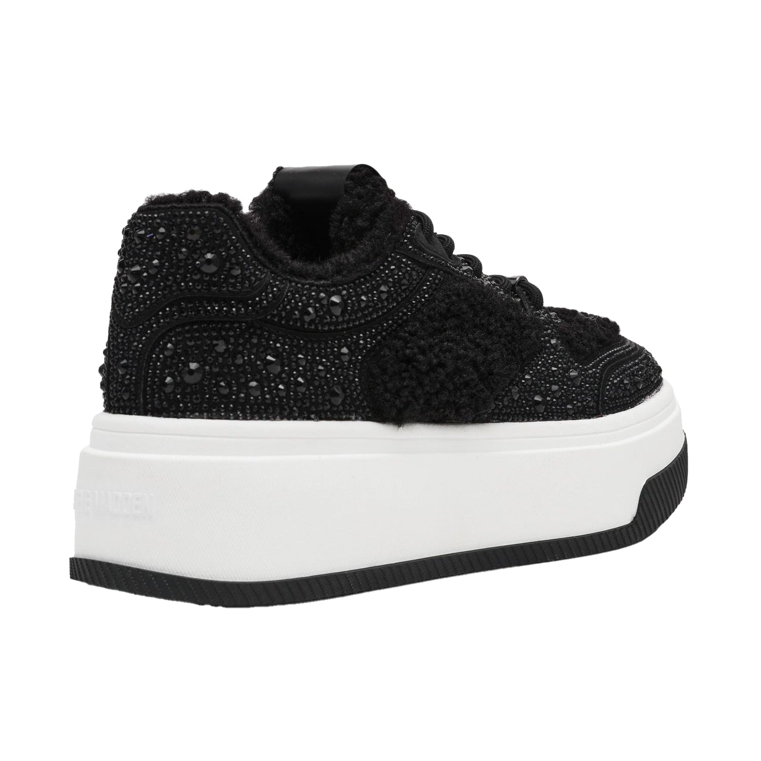Black - Back - Steve Madden Womens-Ladies Dynamo RF Trainers