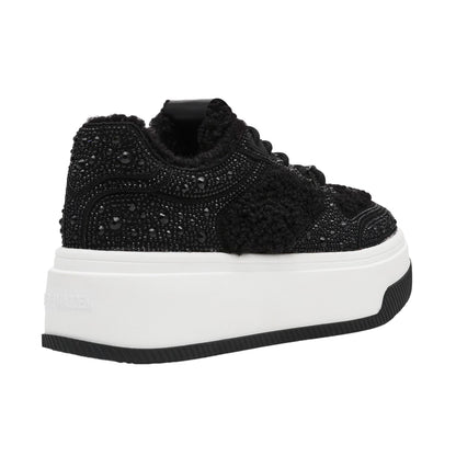 Black - Back - Steve Madden Womens-Ladies Dynamo RF Trainers