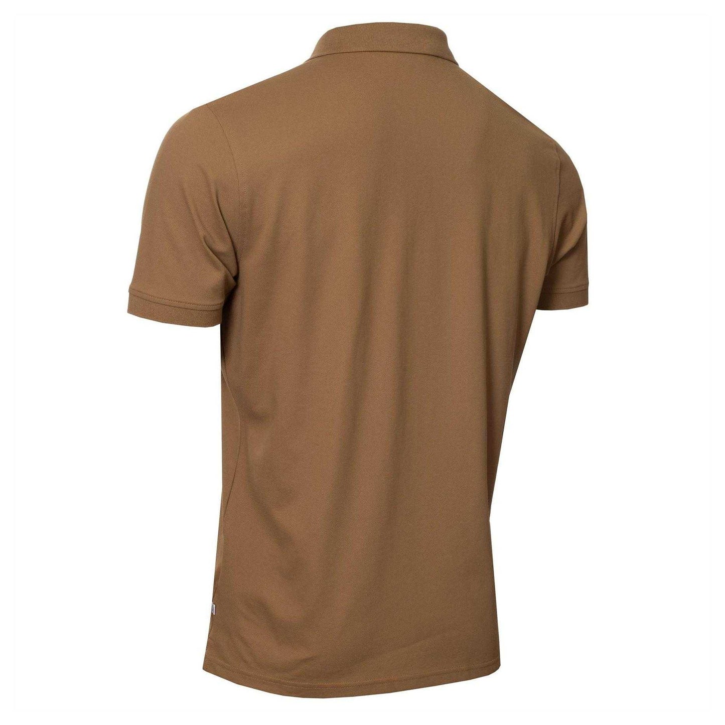 Biscuit - Back - Calvin Klein Mens Embroidered Collared Short-Sleeved Polo Shirt
