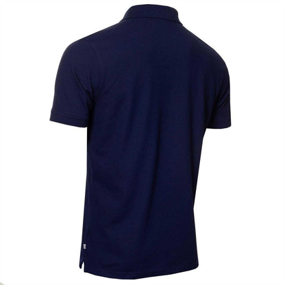 French Navy - Back - Calvin Klein Mens Embroidered Collared Short-Sleeved Polo Shirt