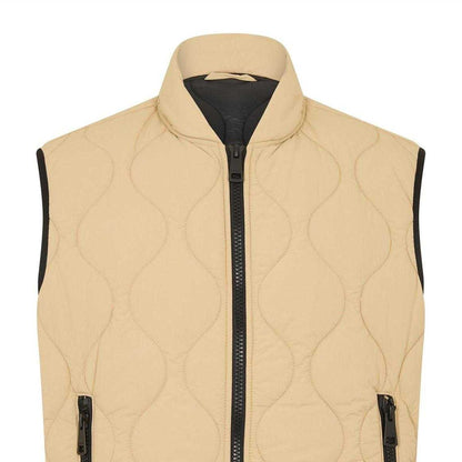 Medium Beige - Back - Hugo Mens Sleeveless Gilet