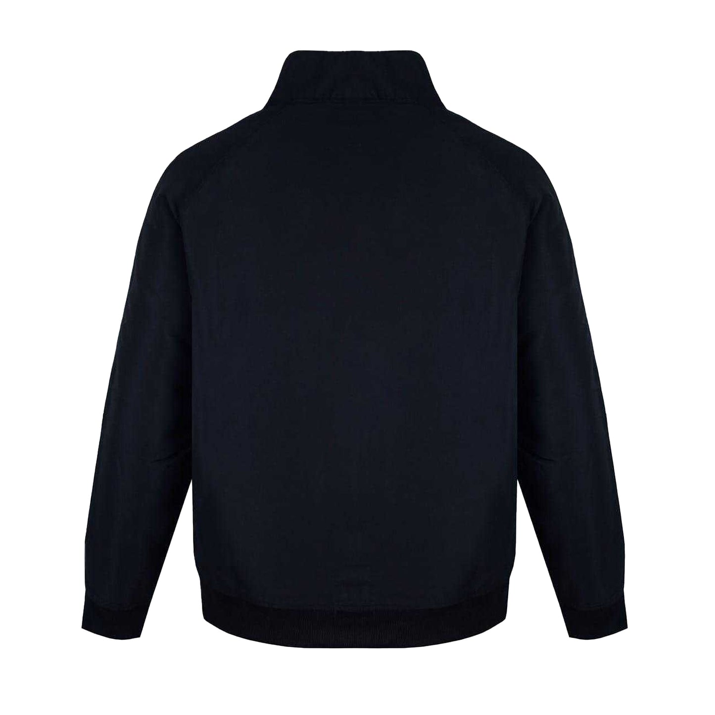 Black - Back - Lonsdale Mens Stripes Track Jacket