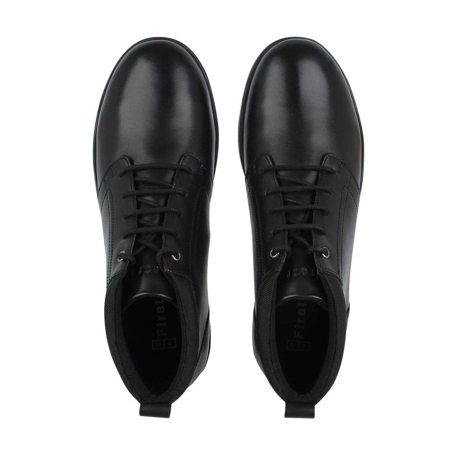Black - Lifestyle - Firetrap Mens Elgan Leather Flat Boots