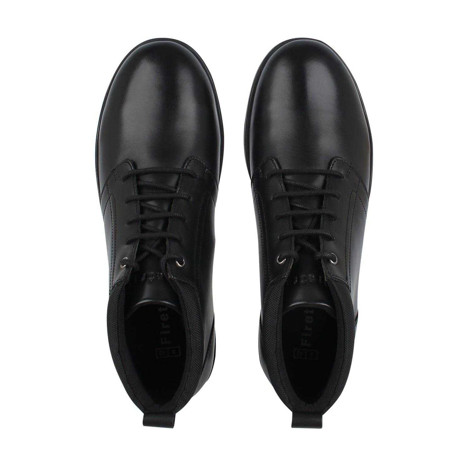 Black - Lifestyle - Firetrap Mens Elgan Leather Flat Boots