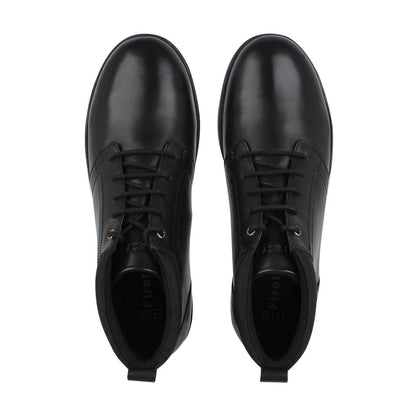 Black - Lifestyle - Firetrap Mens Elgan Leather Flat Boots