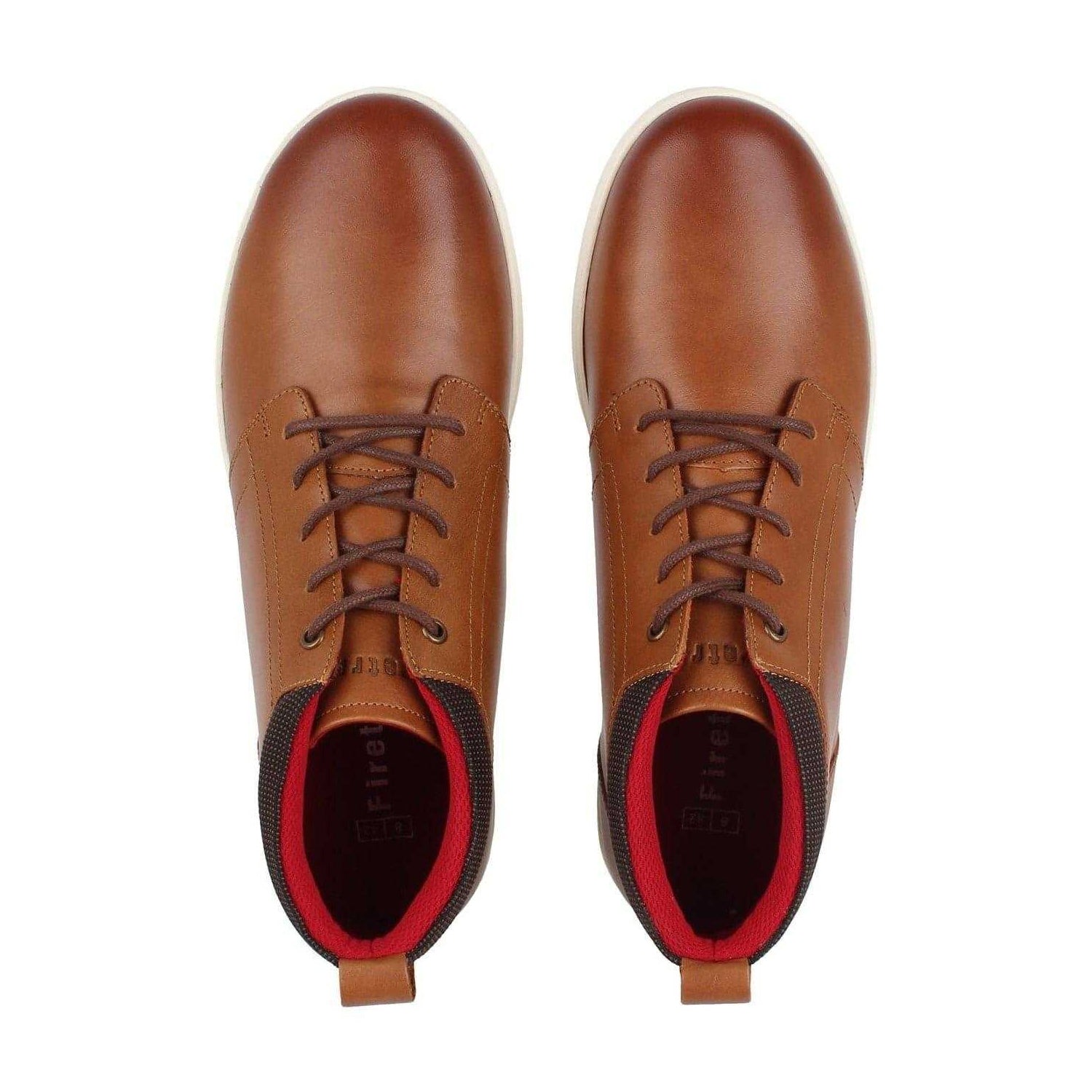 Tan - Lifestyle - Firetrap Mens Elgan Leather Flat Boots