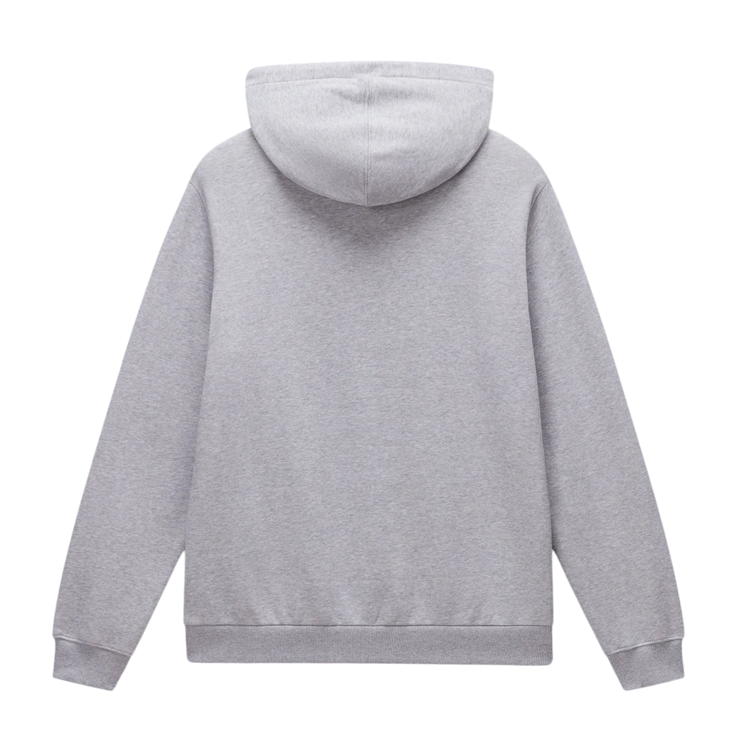 Grey Melange - Back - Napapijri Mens Burgee Regular Hoodie