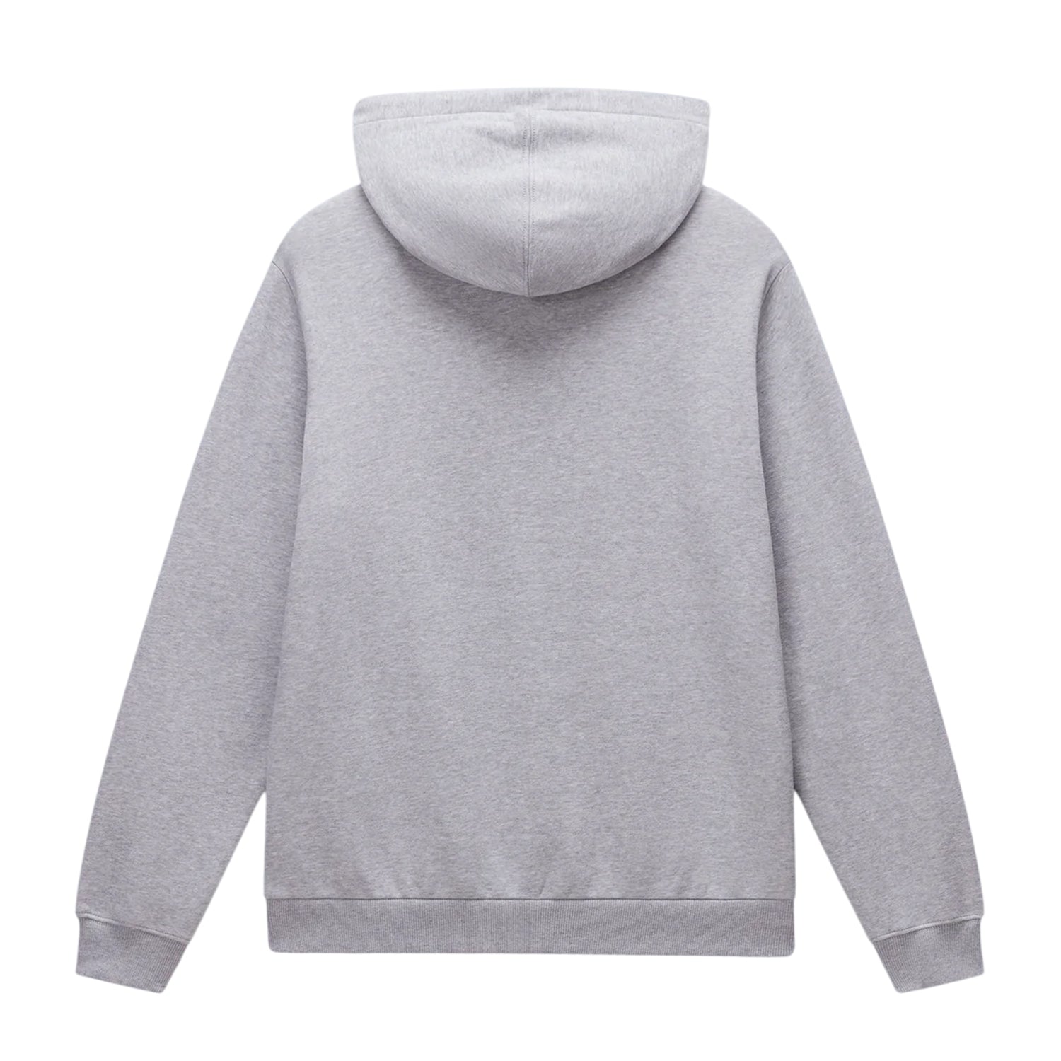 Grey Melange - Back - Napapijri Mens Burgee Regular Hoodie