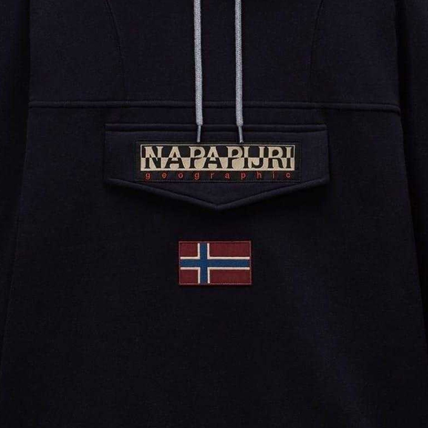 Black Beauty - Side - Napapijri Mens Burgee Regular Hoodie