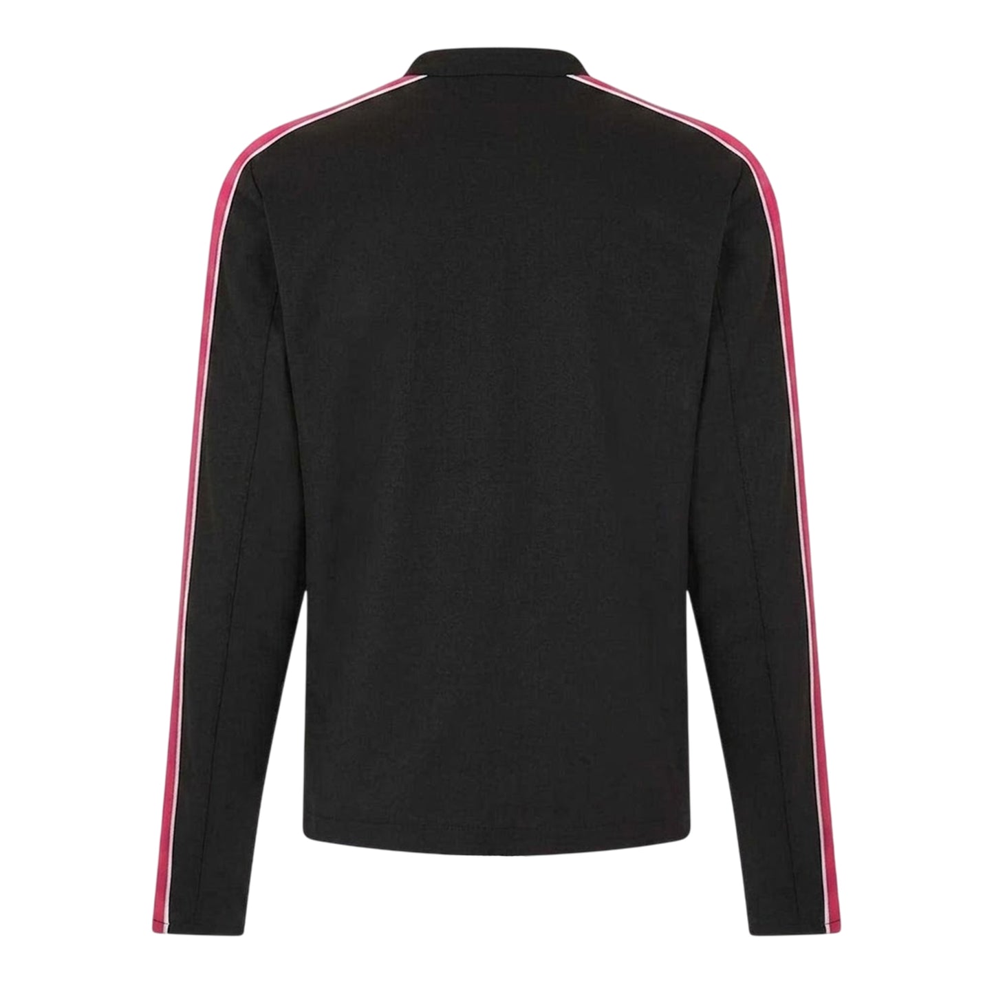 Black-Red - Back - Diesel Mens Contrast Panel Long-Sleeved Biker Jacket
