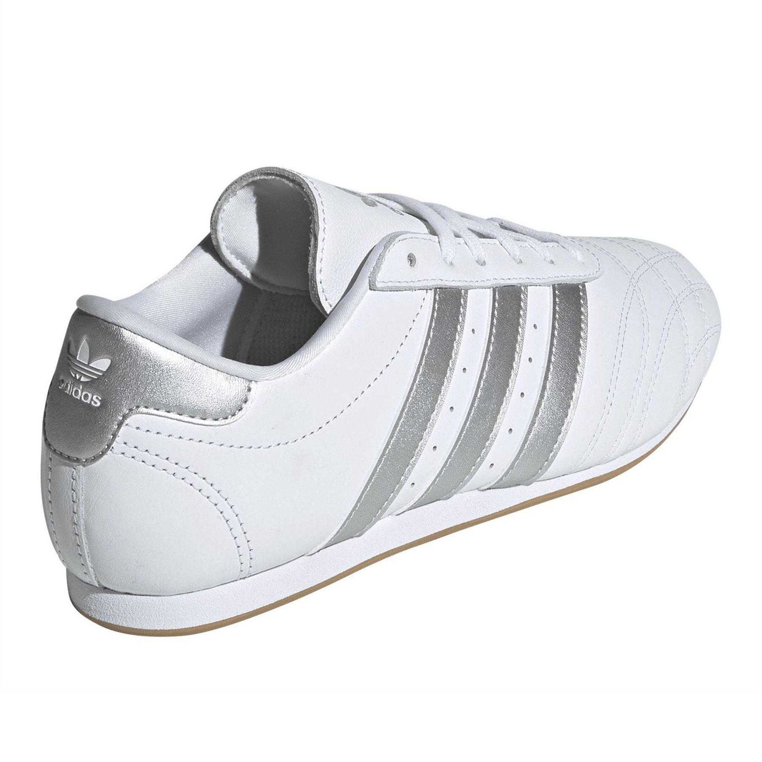White-Silver - Back - Adidas Womens-Ladies Lace Up Taekwondo Trainers