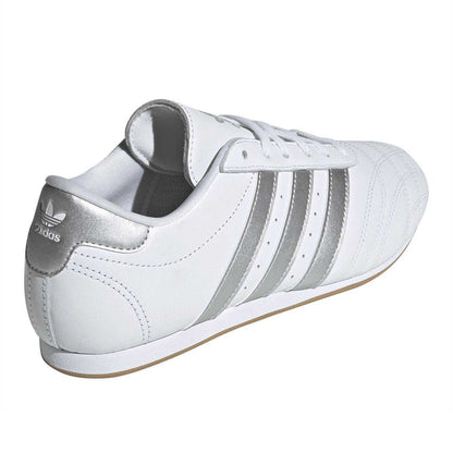 White-Silver - Back - Adidas Womens-Ladies Lace Up Taekwondo Trainers