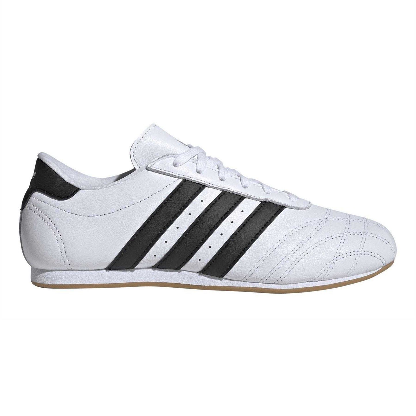 White-Black - Front - Adidas Womens-Ladies Lace Up Taekwondo Trainers