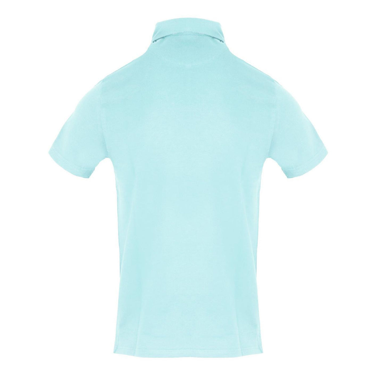 Sky Blue - Back - Aquascutum Mens Collared Short-Sleeved Polo Shirt