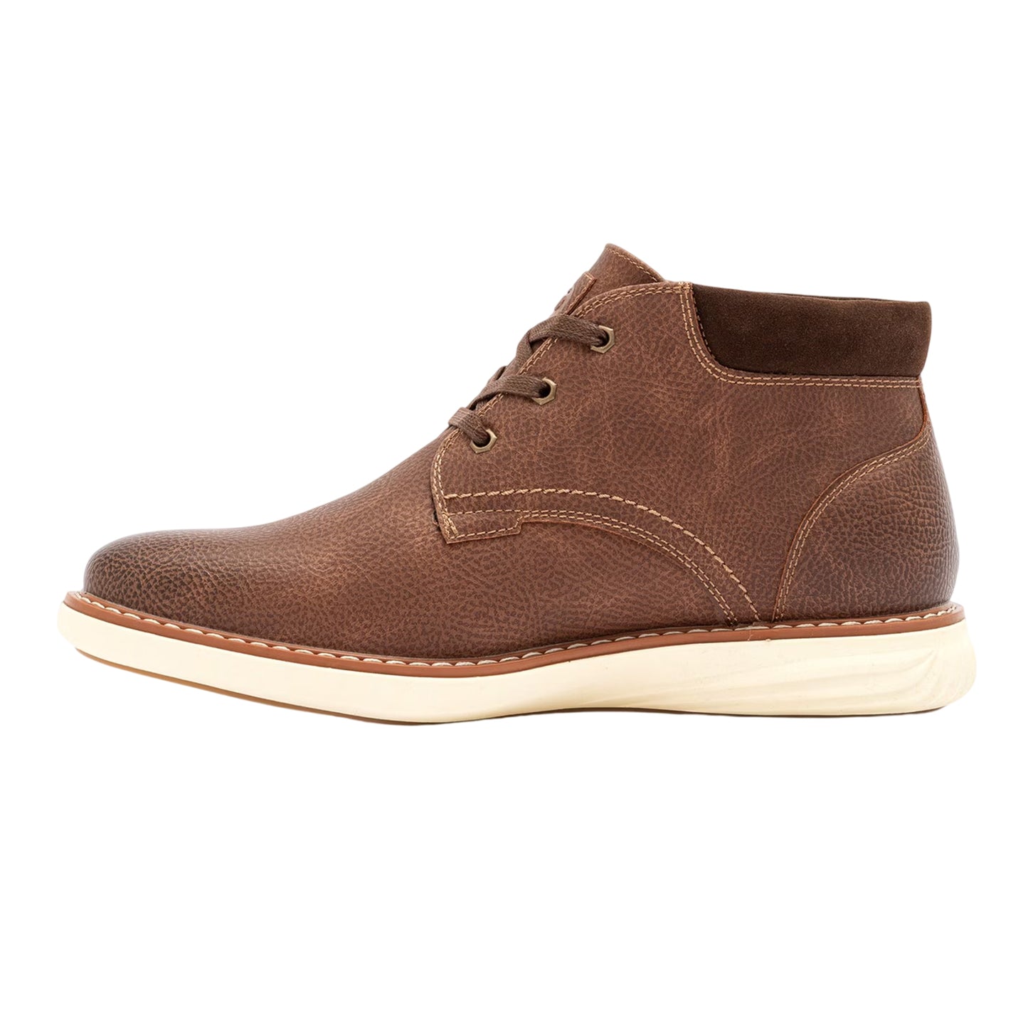 Tan - Side - Nicholas Deakins Mens Terrier Leather Chukka Boots