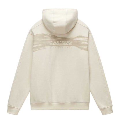 Beige - Back - Napapijri Mens Napa Hoodie