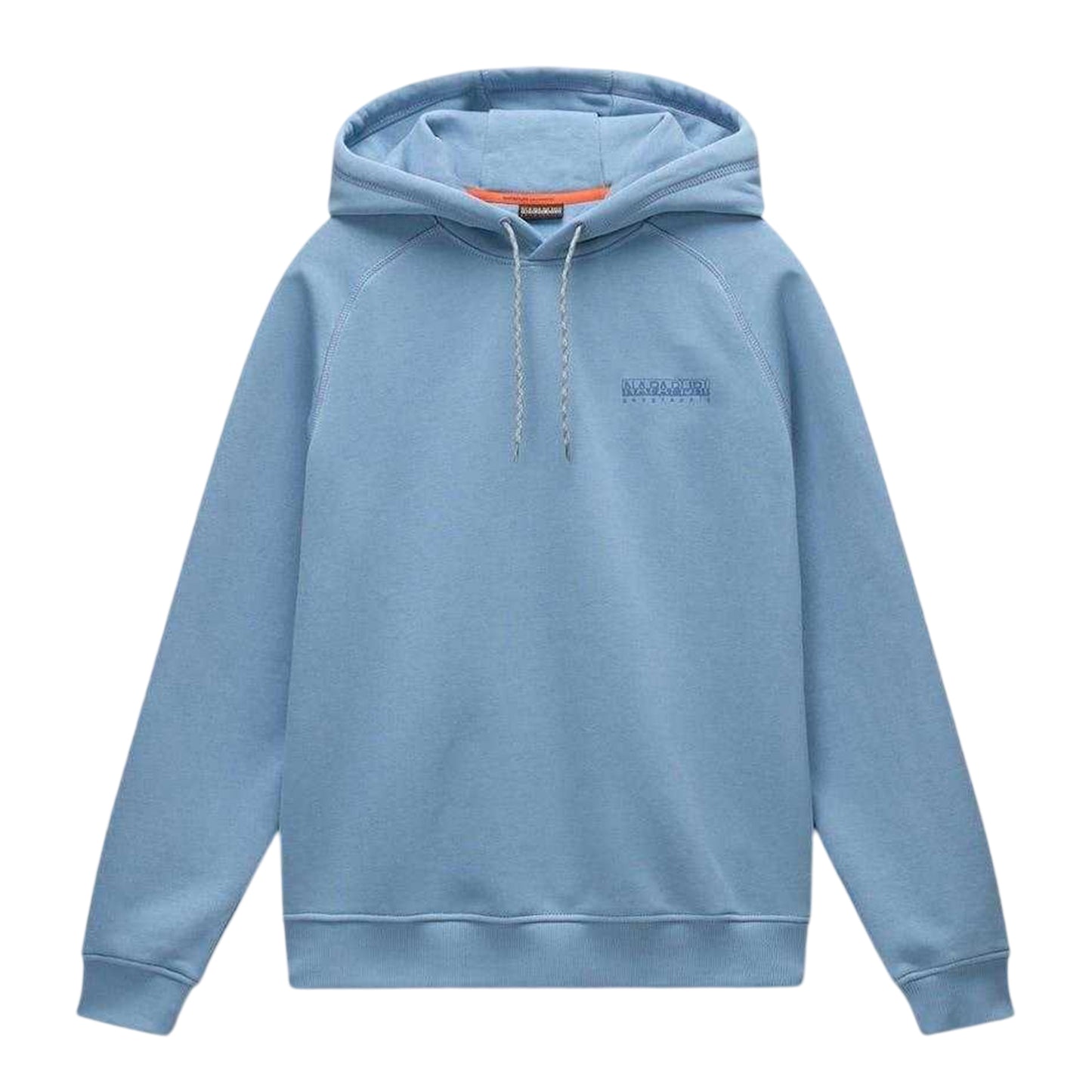 Faded Denim - Front - Napapijri Mens Napa Hoodie