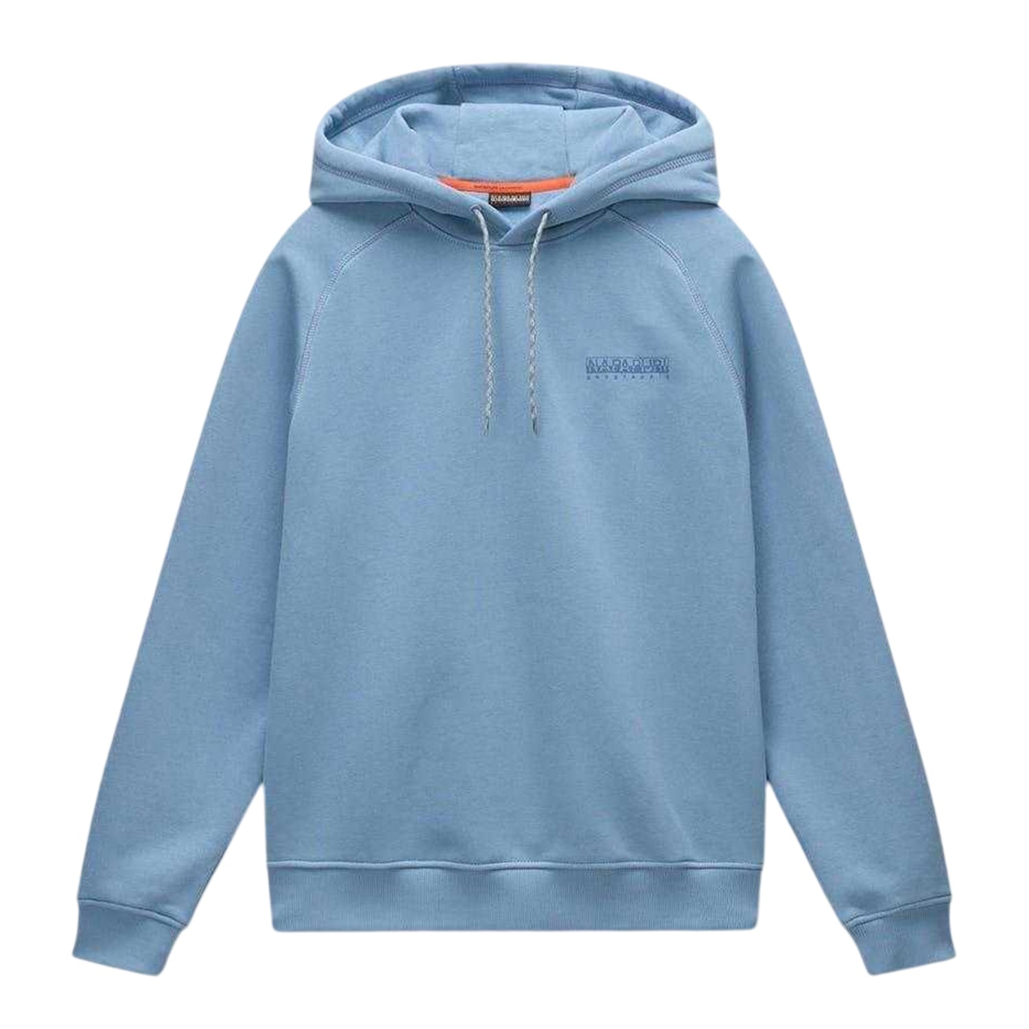 Faded Denim - Front - Napapijri Mens Napa Hoodie