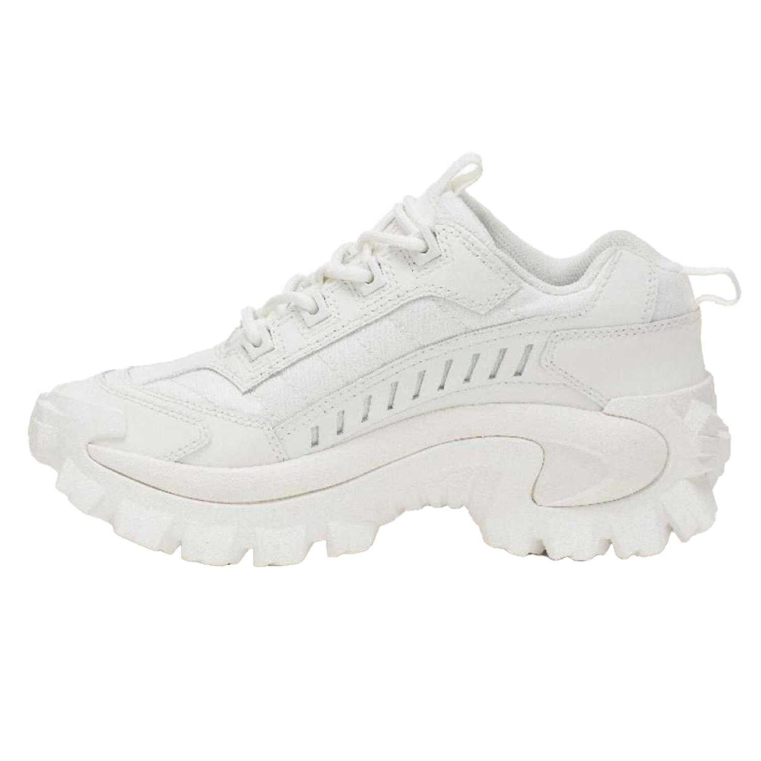 White Out - Side - Caterpillar Mens Intruder Chunky Sole Trainers