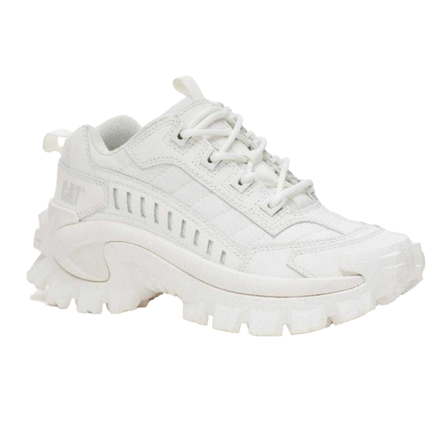 White Out - Pack Shot - Caterpillar Mens Intruder Chunky Sole Trainers