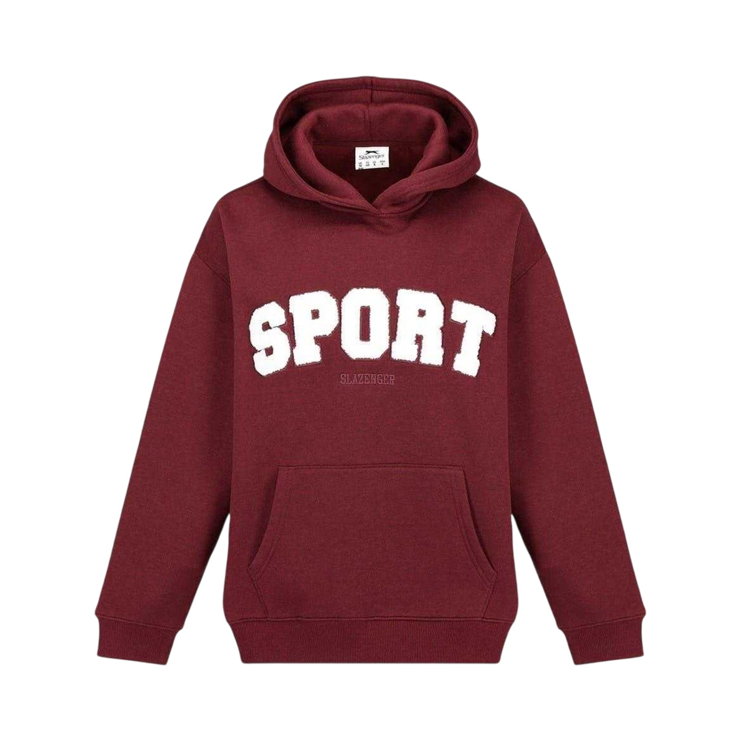 Burgundy - Front - Slazenger Womens-Ladies Sport Hoodie