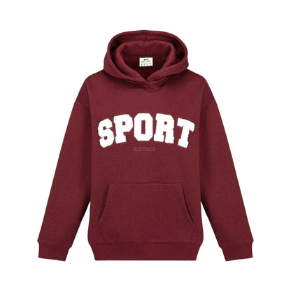 Burgundy - Front - Slazenger Womens-Ladies Sport Hoodie