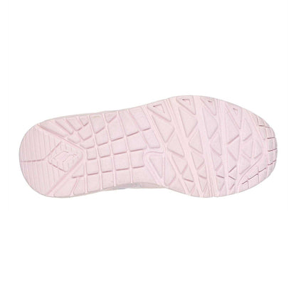 Light Pink - Lifestyle - Skechers Childrens-Kids Uno Low Cut Trainers
