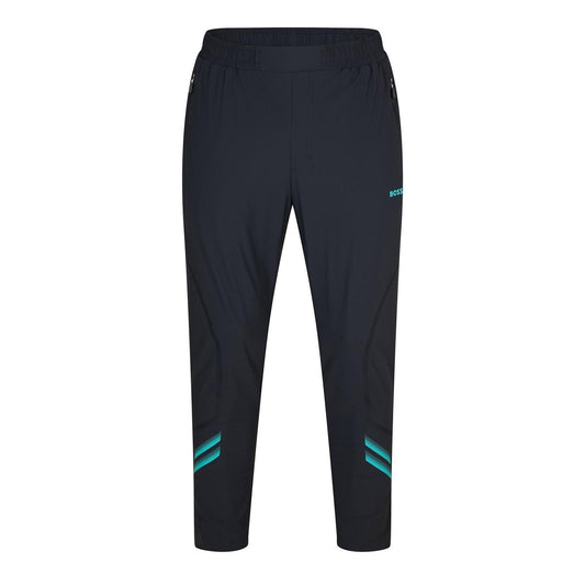 Dark Blue - Front - Boss Mens Active Jogging Bottoms