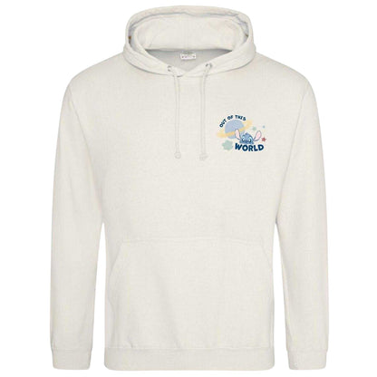 White - Front - Lilo & Stitch Mens Out Of This World Hoodie