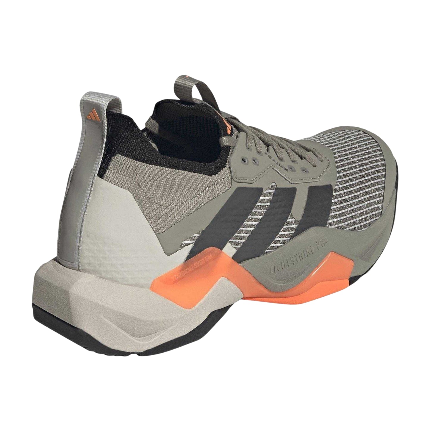 Silver-Orange - Back - Adidas Mens Rapidmove Adv Logo Trainers