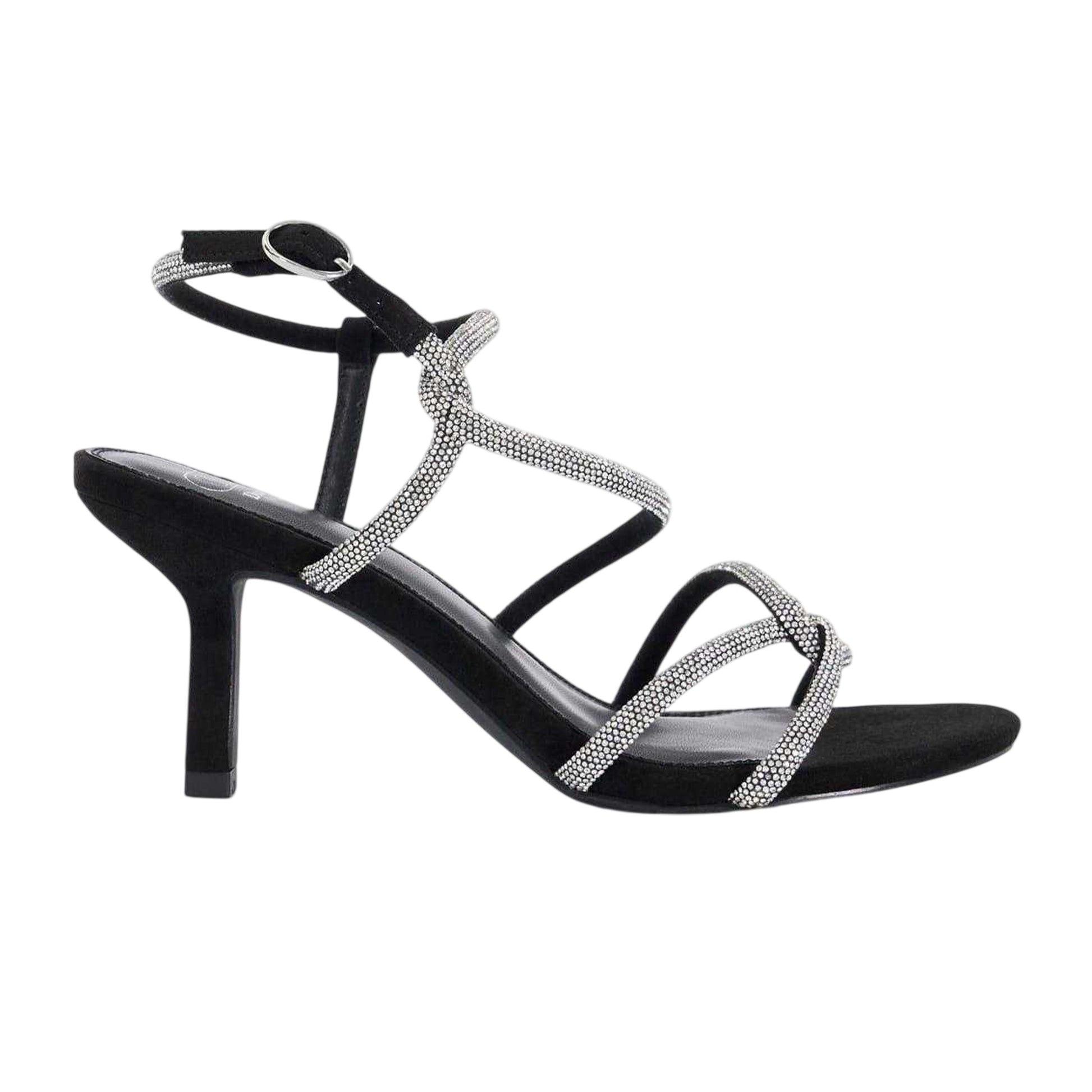 Black - Side - Dune London Womens-Ladies Malfi Wedding Stiletto Heel Sandals