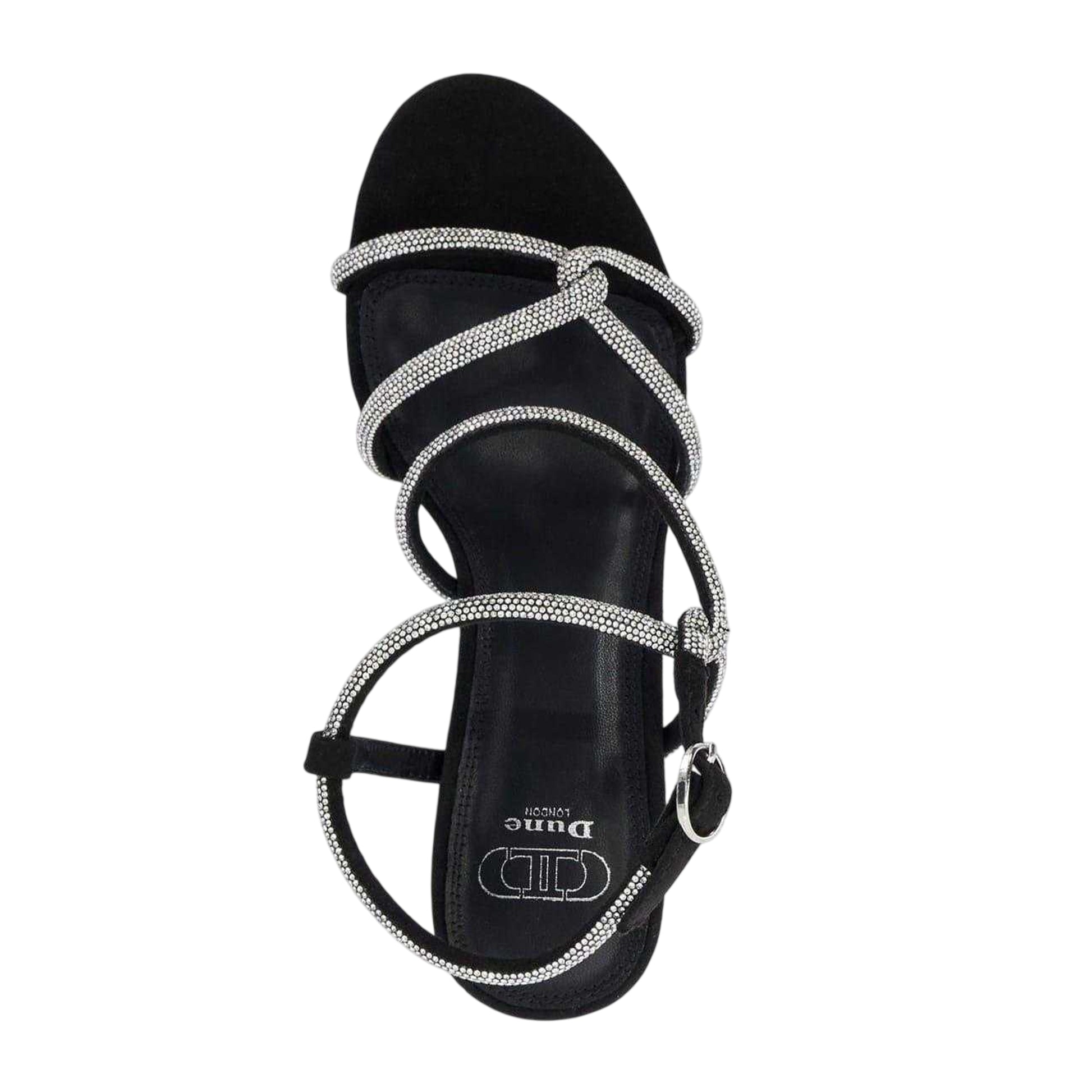 Black - Lifestyle - Dune London Womens-Ladies Malfi Wedding Stiletto Heel Sandals