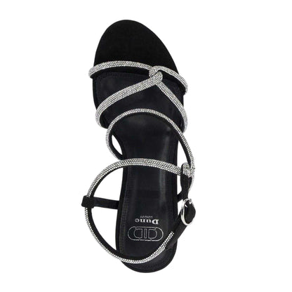 Black - Lifestyle - Dune London Womens-Ladies Malfi Wedding Stiletto Heel Sandals