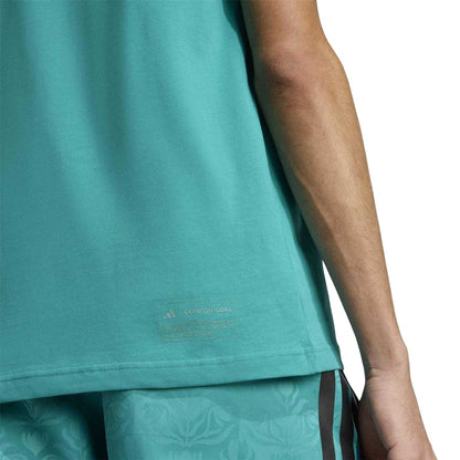 Teal - Lifestyle - Adidas Mens House Of Tiro Sports T-Shirt