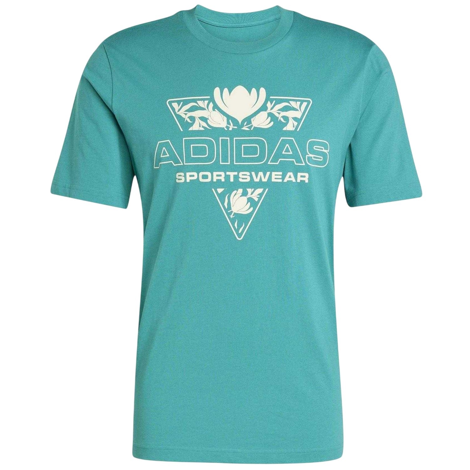 Teal - Front - Adidas Mens House Of Tiro Sports T-Shirt