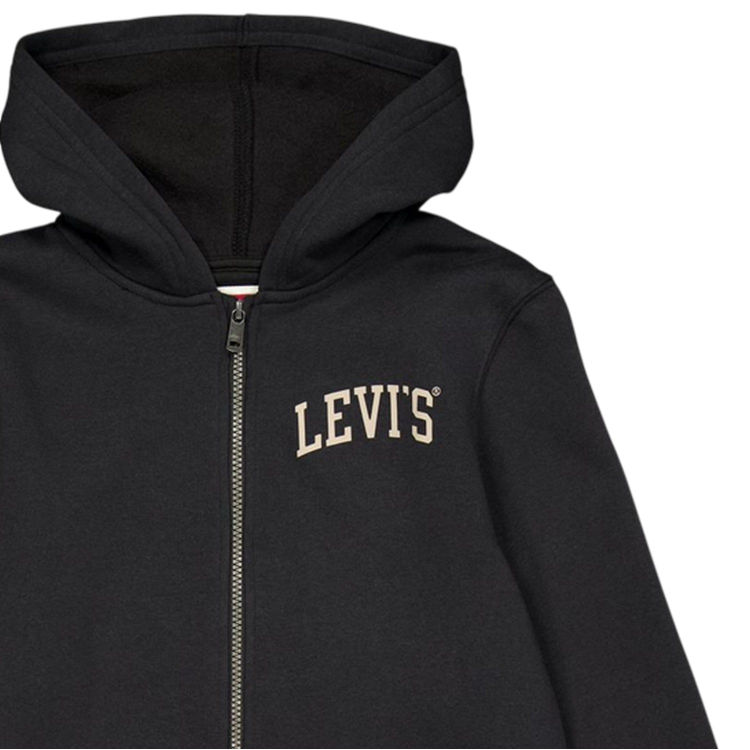 Jet Black - Side - Levis Childrens-Kids Oth Batwing Logo Hoodie
