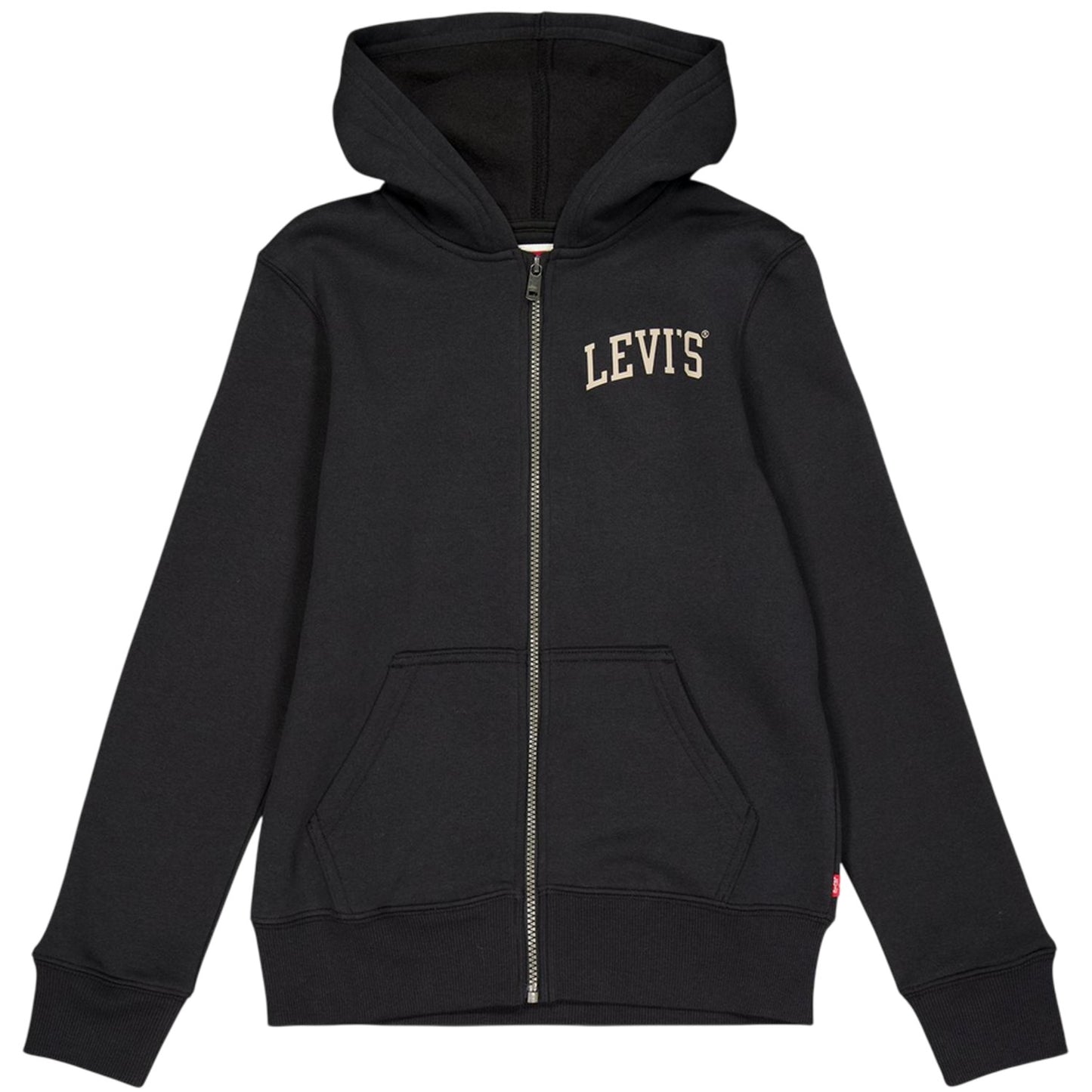 Jet Black - Front - Levis Childrens-Kids Oth Batwing Logo Hoodie