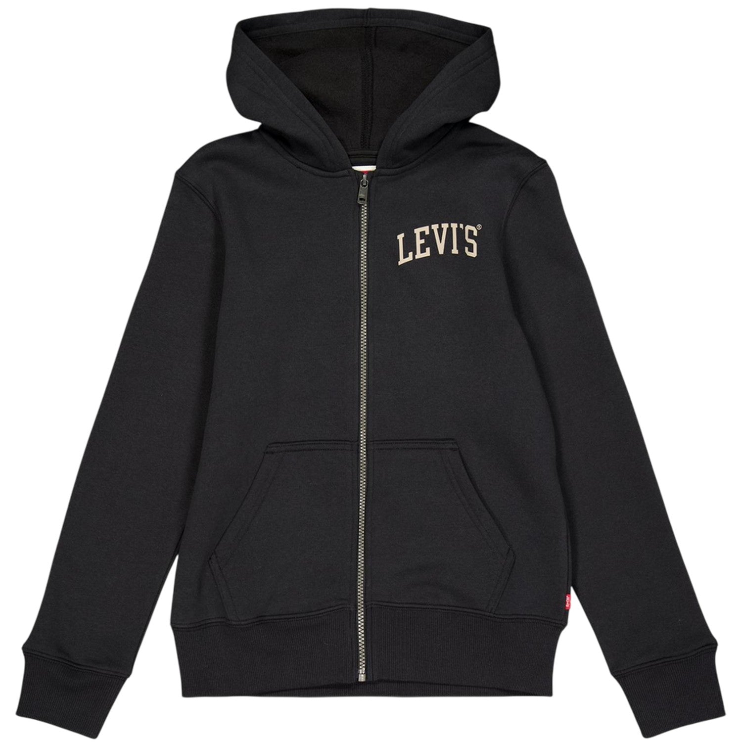 Jet Black - Front - Levis Childrens-Kids Oth Batwing Logo Hoodie