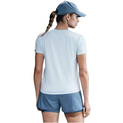 Blue Tint - Back - Nike Womens-Ladies Swoosh Dri-FIT T-Shirt