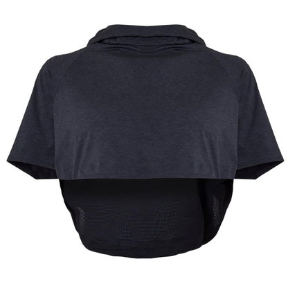 Grey - Front - Musto Womens-Ladies Carmna Crop Hoodie