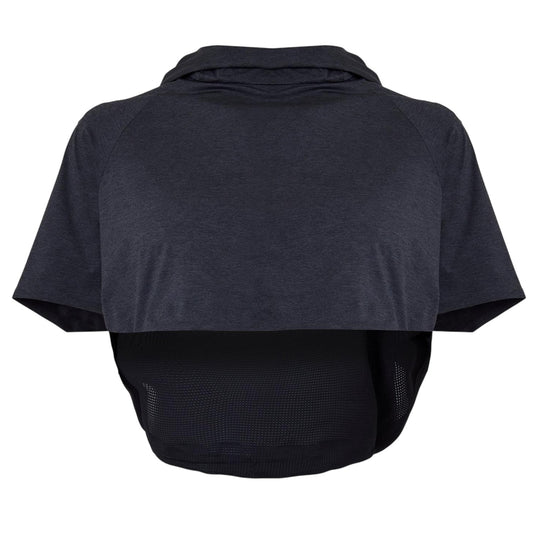 Grey - Front - Musto Womens-Ladies Carmna Crop Hoodie