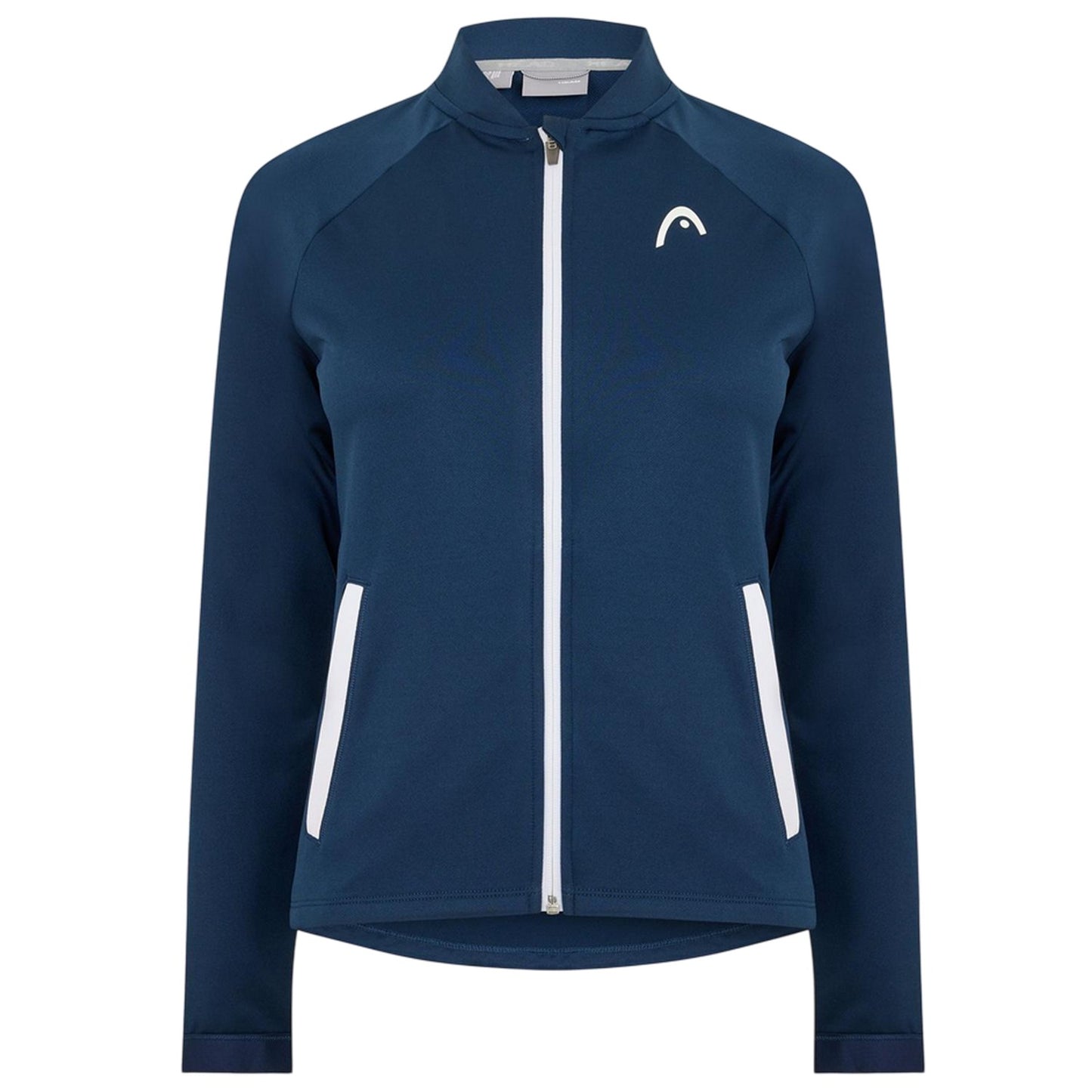 Blue - Front - Head Womens-Ladies Logo Full Zip Raglan Track Jacket